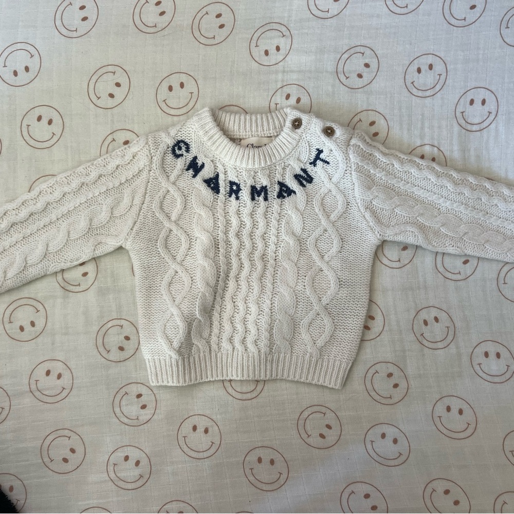 Paris Cable Knit Sweater - Cream